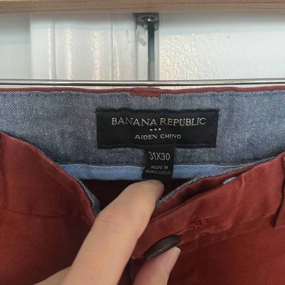 Banana Republic Men's Aiden Chino Pants Size 31x30